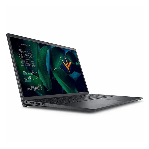 Dell Vostro 15 3515, AMD Ryzen 7 - 3700U, 8GB RAM, 512GB SSD, AMD Radeon Graphics, 15.6 inch FHD - Carbon Black, from left side with ports