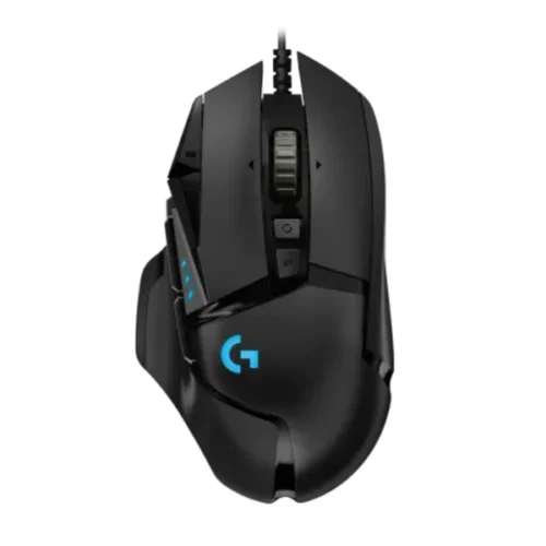 Logitech G502 Hero - Black , from above