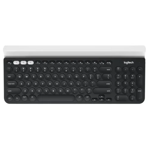 Logitech K780 Multi-Device Wireless Keyboard - Black, from above