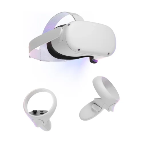 Meta Oculus Quest 2 VR Glasses with 2 Controllers, 128GB, 6GB RAM - White