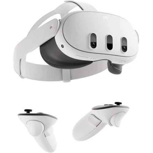 Meta Quest 3 VR Glasses with 2 Controllers, 512GB, 8GB RAM - White