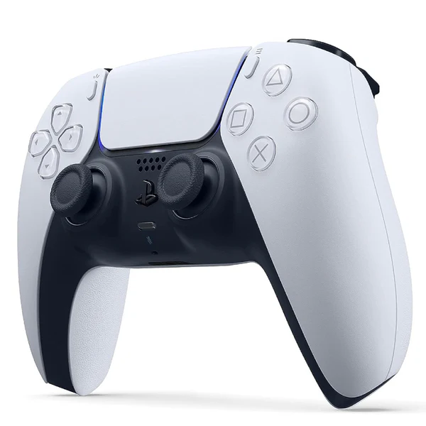 Sony PS5 DualSense Wireless Controller - White, from right side