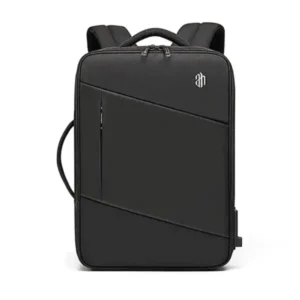 ARCTIC HUNTER B00345 Travel bag for 15.6_ laptop back with USB port Water Resistant - Black 1