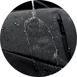 ARCTIC HUNTER B00345 Travel bag for 15.6_ laptop back with USB port Water Resistant - Black 15