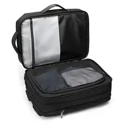 ARCTIC HUNTER B00345 Travel bag for 15.6_ laptop back with USB port Water Resistant - Black 16