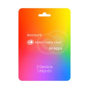 Adobe Creative Cloud All Apps Account for 1 Month