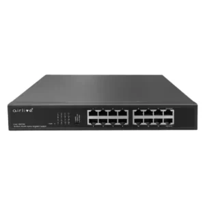 AirLive Desktop Switch 16 Ports 10/100 Mbps, Live-E16 - Black
