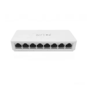 AirLive Desktop Switch 8 Ports 10/100 Mbps, Live-8E - White