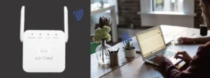 AirLive N3A Wi-Fi Range Extender 2 Antenna 300Mbps - White Banner