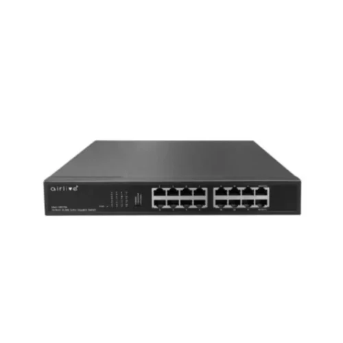 Airlive 16-Port 10/100/1000Mbps Gigabit, Live-16GTM - Black