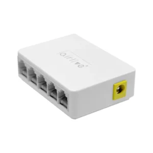 Airlive 5 Port Ethernet Desktop Switch, 1000Mbps, Live-5GT - White, from left