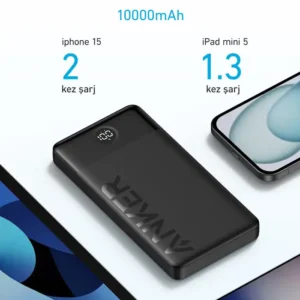 Anker 324 PowerBank (10.000mAh 12W, 2 Ports) - Black 7