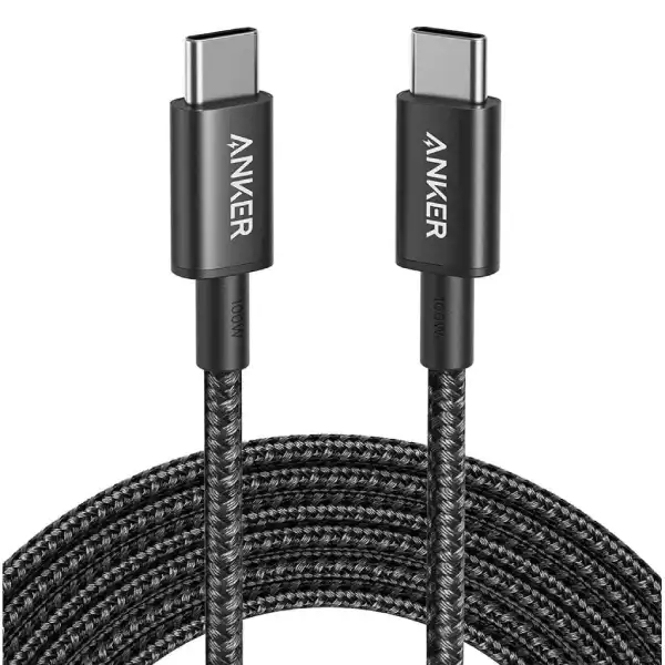 Anker USB-C to USB-C Cable 3.3ft, 60w Braided, A8752H11 - Black 1