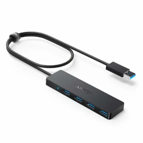 Anker Ultra Slim 4-Port USB 3.0 Data Hub 2ft_60cm