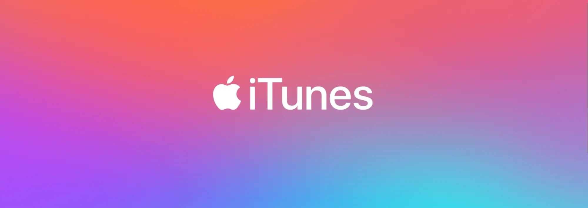 Apple iTunes Gift Card logo banner