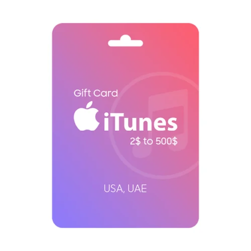 Apple iTunes Gift Card – $2 to $500 (USA-UAE)