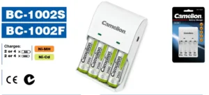 Camelion Battery Charger- AA_AAA (BC-1002F-4H25HP-DB)- Black 0