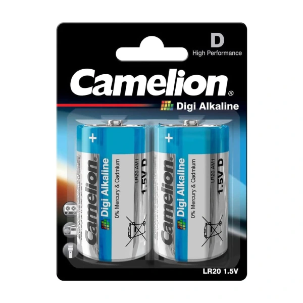 Camelion D High Performance Alkaline - LR20-BP2DG 2