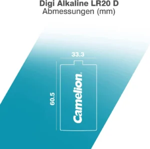 Camelion D High Performance Alkaline - LR20-BP2DG 4