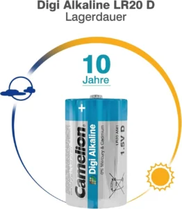 Camelion D High Performance Alkaline - LR20-BP2DG 6