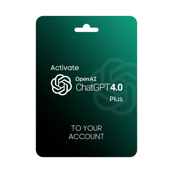 ChatGPT 4 Plus & 4O Activate to your Account for 1 Month