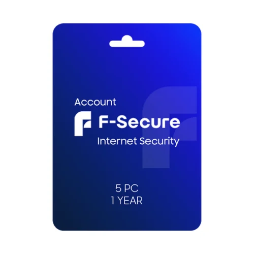 F-Secure Internet Security Personal Account 5 PC - 1 Year