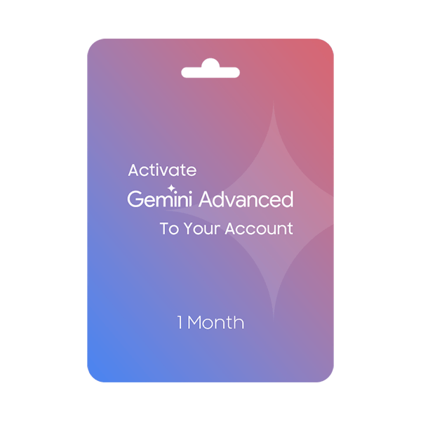 Gemini Advanced Activate to your Account for 1 Month