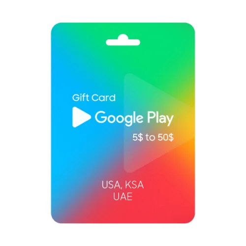 Google Play Gift Card – $5 to $50 (USA-KSA-UAE)