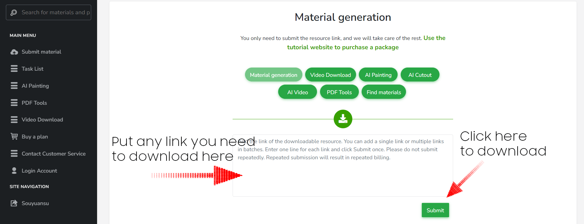 How to download from Designers Offer Private Download Panel