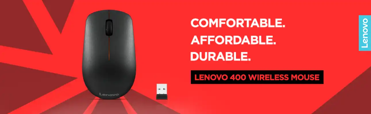 Lenovo 400 Wireless Mouse, GY50R91293 - Black 10