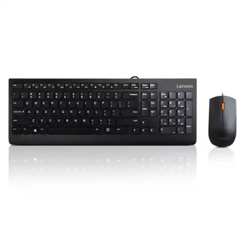 Lenovo USB Arabic 253 Keyboard & Mouse Combo - Black from above