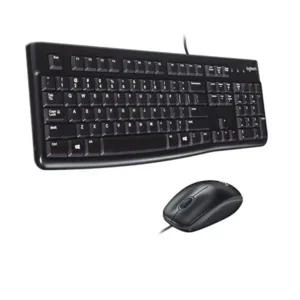 Logitech MK120 Wired Keyboard with Mouse Combo Arabic layout - Black 1