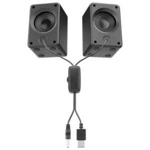 Meetion Gaming Stereo Desktop Speakers 2.0 - MT-SP2011 - Black from below