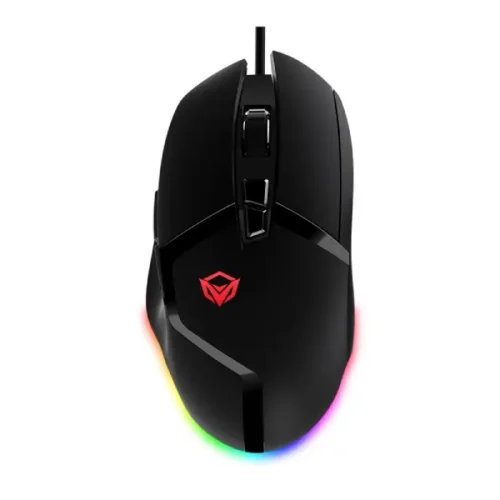 Meetion MT-G3325 Programmable Wired Gaming Mouse - Black from above