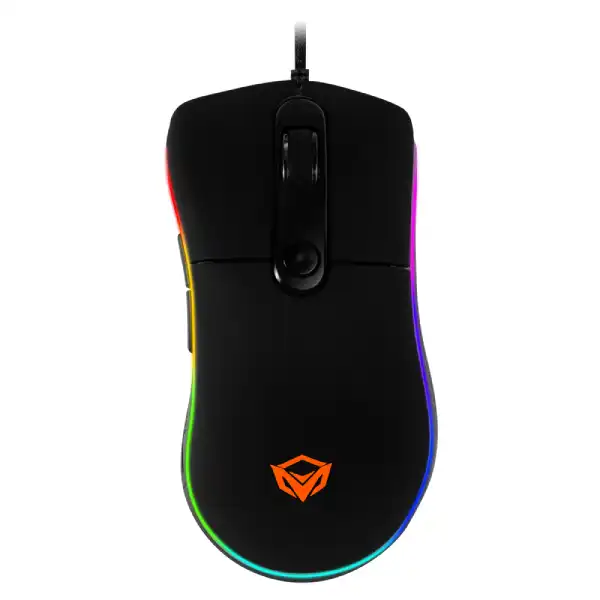 Meetion MT-GM20 Chromatic Wired Gaming Mouse - Black, from above