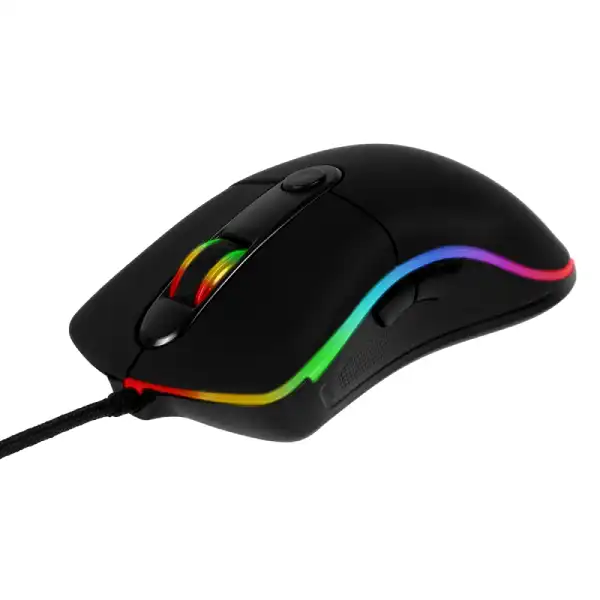 Meetion MT-GM20 Chromatic Wired Gaming Mouse - Black, from right