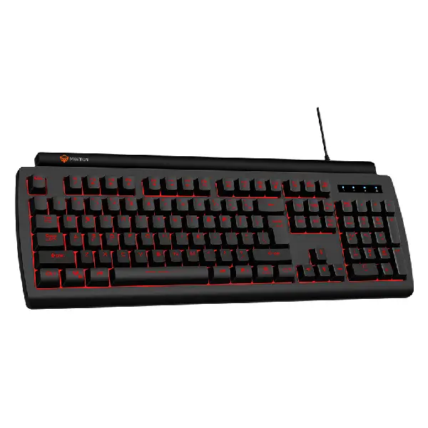 Meetion MT-K9000 USB Backlit Gaming Keyboard - Black from angle2