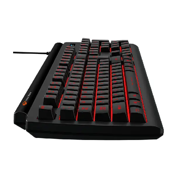 Meetion MT-K9000 USB Backlit Gaming Keyboard - Black from left side