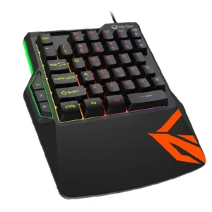 Meetion MT-KB015 One Handed Gaming Keyboard - Black from angle