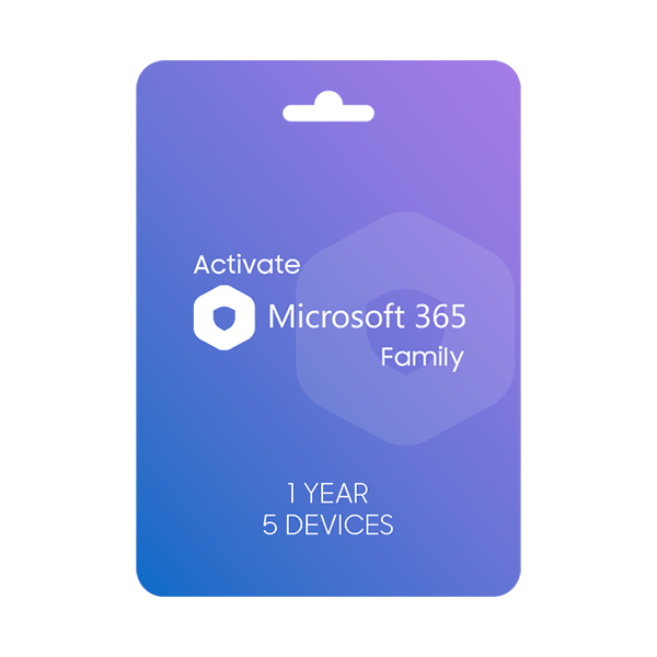 Microsoft Office 365 Family Personal Account 1 User - 1 Year - 5 Devices