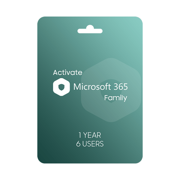 Microsoft Office 365 Family Personal Account 6 User - 1 Year - 30 Devices