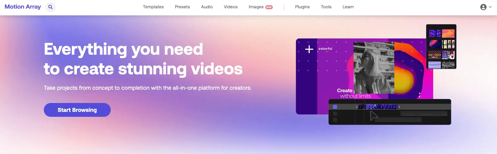 Motion Array Everything you need to create stunning videos