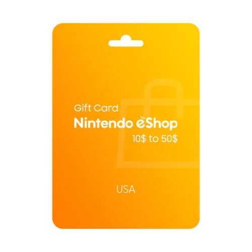 Nintendo eShop 10$ to 50$ Gift Card – USA Region