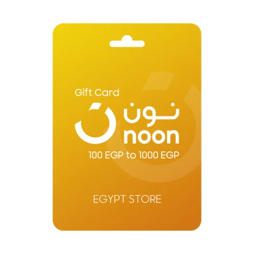 Noon Gift Card – 100 EGP to 1000 EGP (Egypt Store)