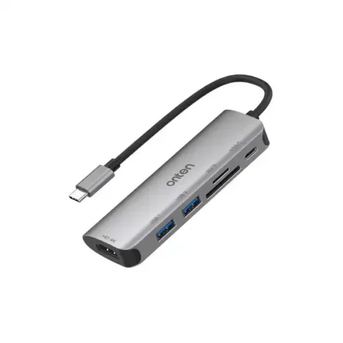 Onten USB -C Multi - function dock Station - OTN-95116D - Silver 1