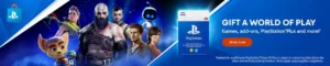 PlayStation Network (PSN) Gift Card - $10 to $100 (USA) long banner