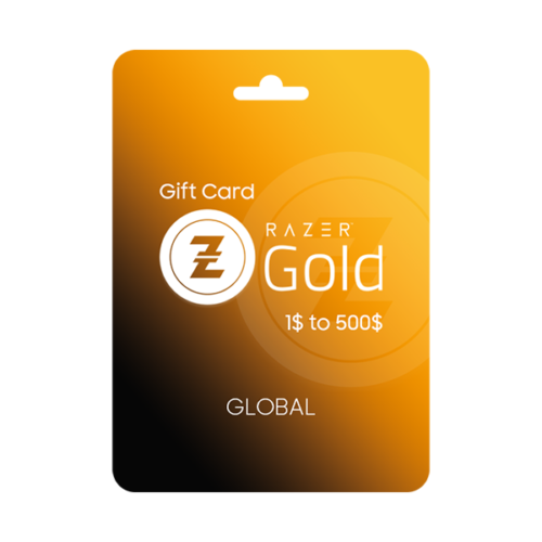 Razer Gold Gift Card – $1 to $500 (Global)