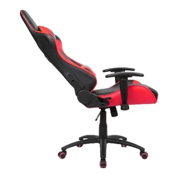 Redragon King Of War C601 Gaming Chair - Red & Black, from side with angel