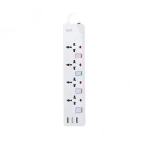 SIA 3 USB Auto Max 3.4A 4 Power Sockets - SI-PS002W - White 1