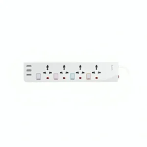 SIA 3 USB Auto Max 3.4A 4 Power Sockets - SI-PS002W - White 2
